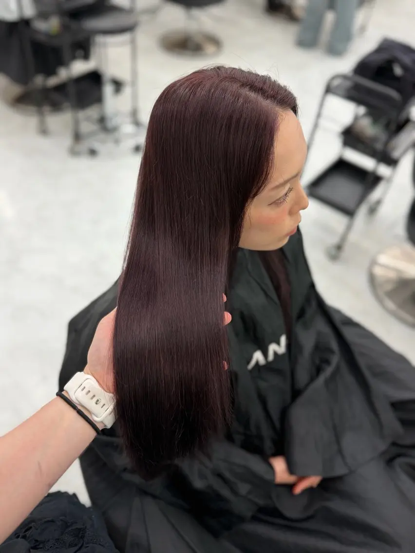 ロング カラー ヘアアレンジ カット ヘアカラー トリートメント 透明感カラー🎀艶髪 Anju/渋谷🎀のヘアスタイル