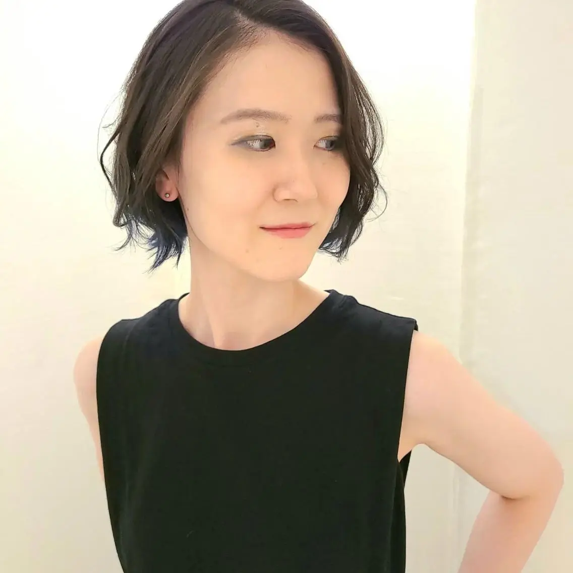 ミディアム ショートボブ ボブ ✨ショート✨レイヤー ✨パーマ✨メンズ✨のヘアスタイル
