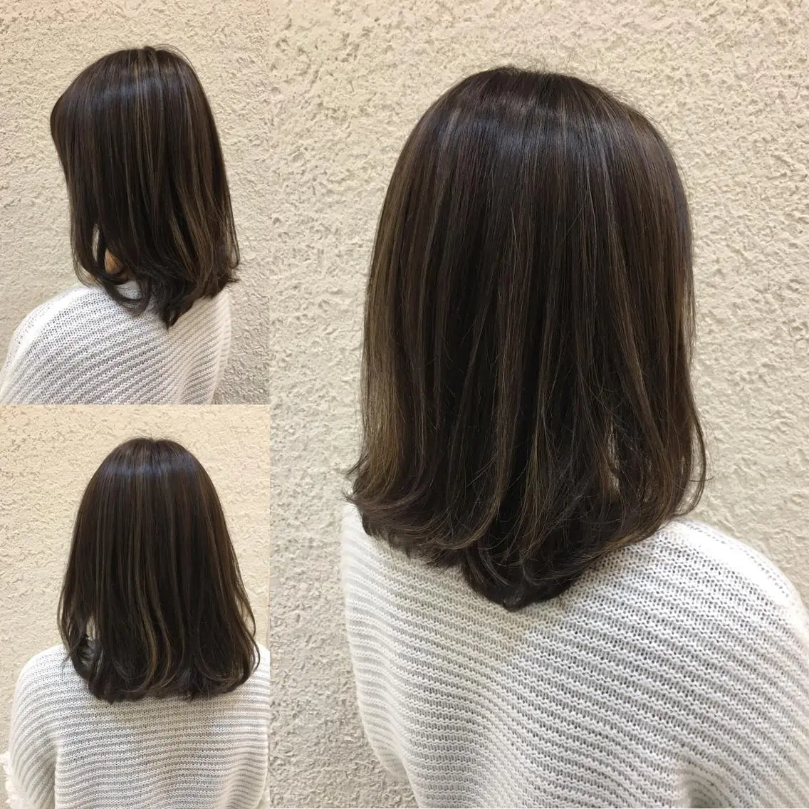 ミディアム カット ヘアカラー トリートメント 中村 侑弘のヘアスタイル