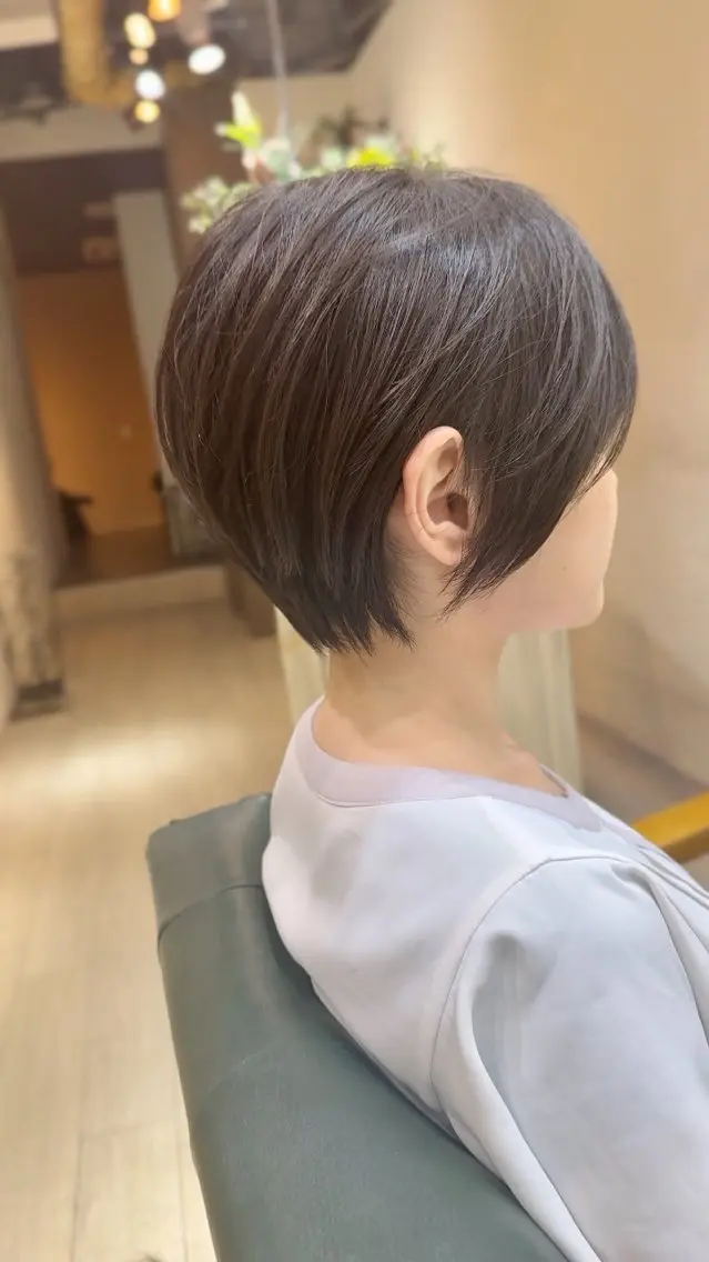 ショート 丸みショート ショートヘア 坂 直樹のヘアスタイル