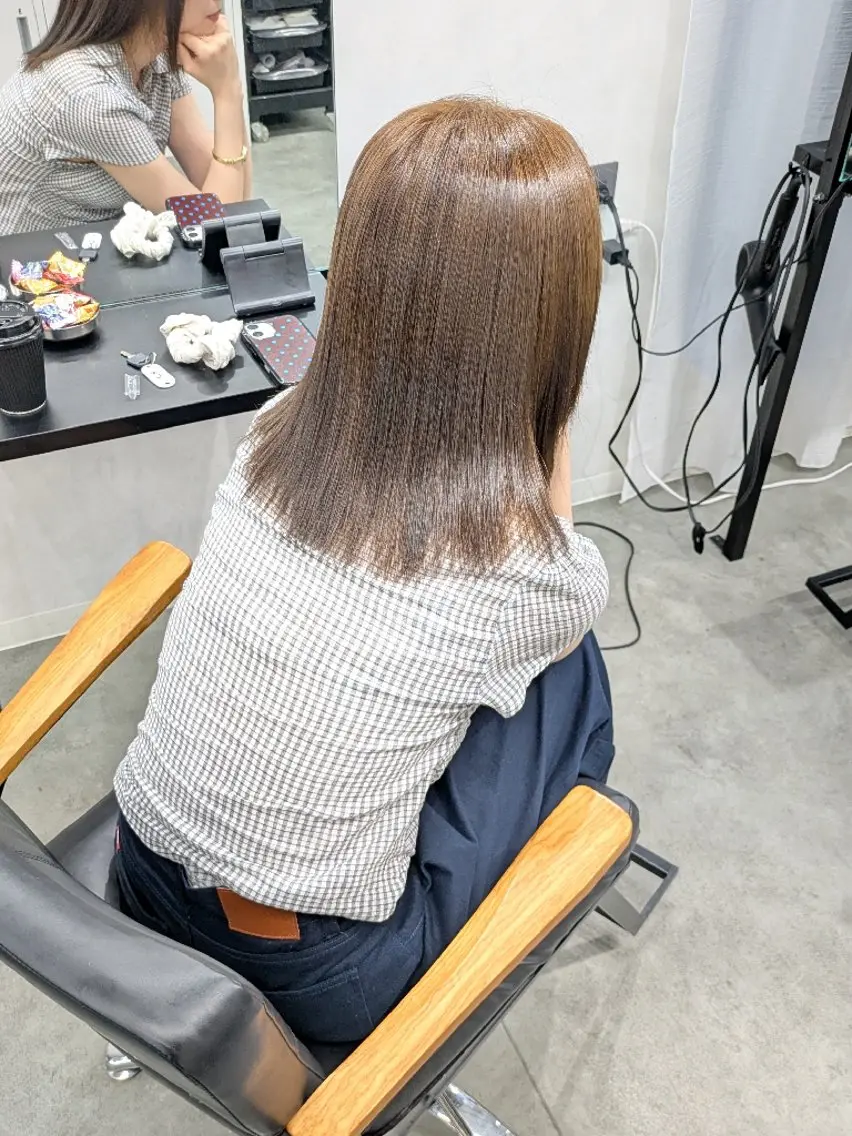 ミディアム ヘアカラー ✙✨🩵LIV / マキ🩵✨✙のヘアスタイル