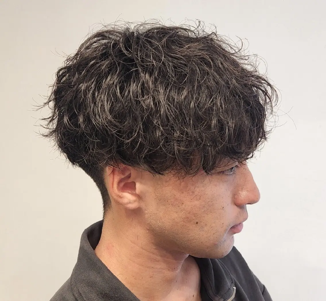 ショート パーマ メンズ 【イケメン風パーマ】 SHOFYのヘアスタイル