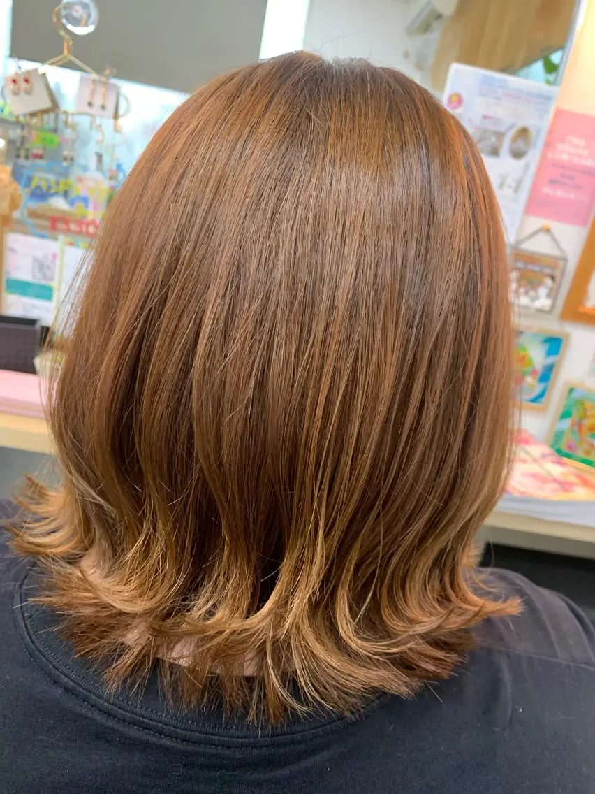 ミディアム 美容室 ドルチェのヘアスタイル