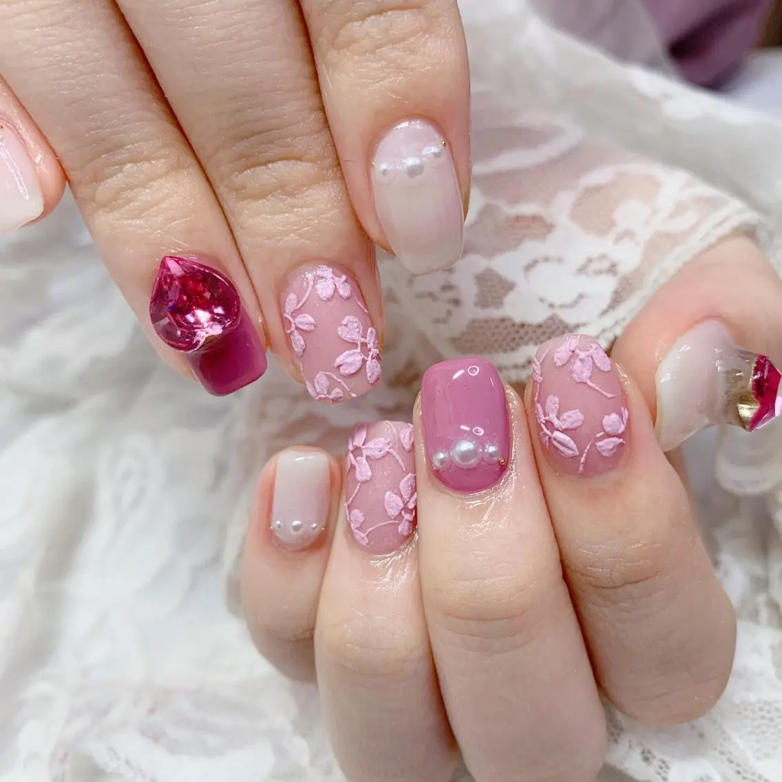 ネイル ハンドネイル La neige* yuki 🐩🌙のネイルデザイン