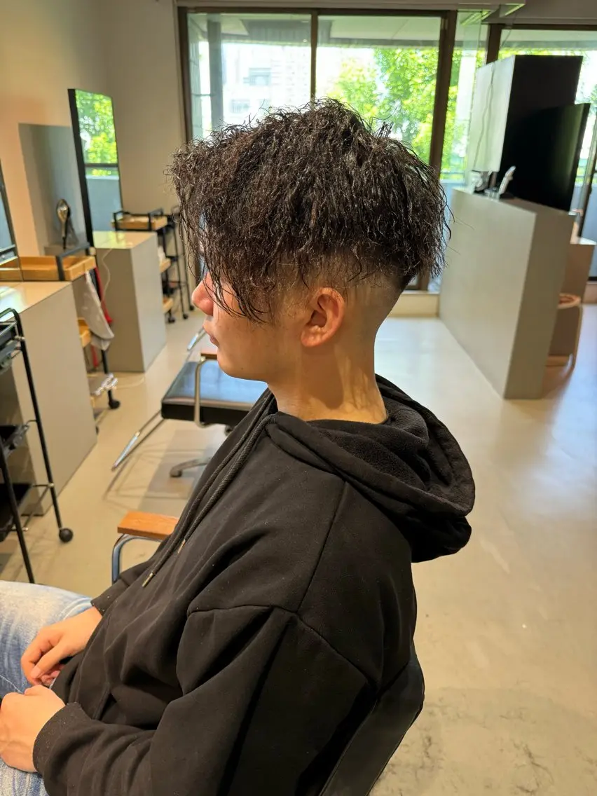 ショート パーマ メンズ Mizuki Yajimaのヘアスタイル