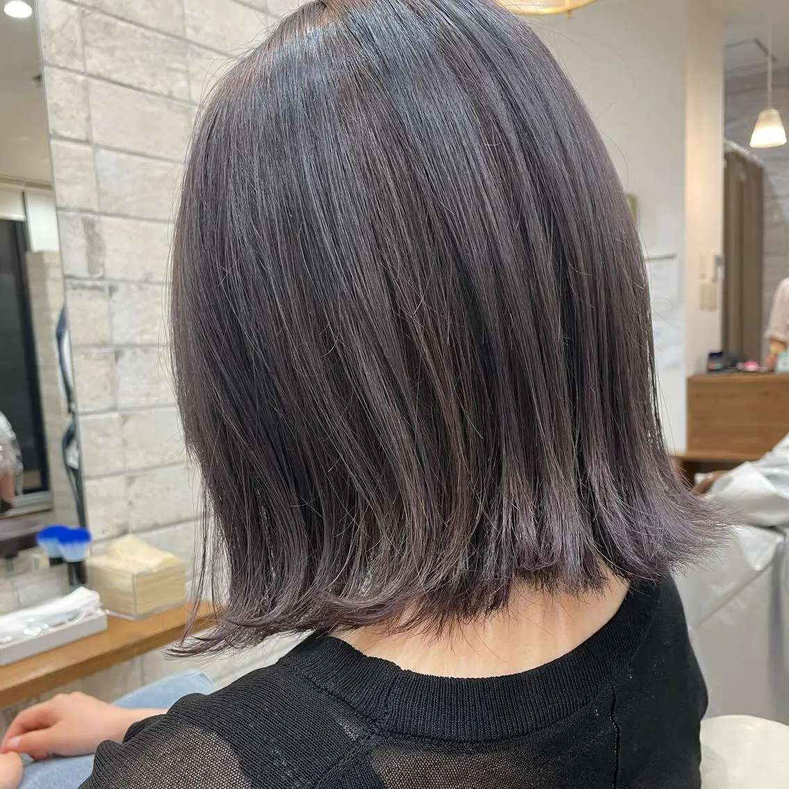 ショート カラー ブリーチ 髪質改善 中川 翔のヘアスタイル