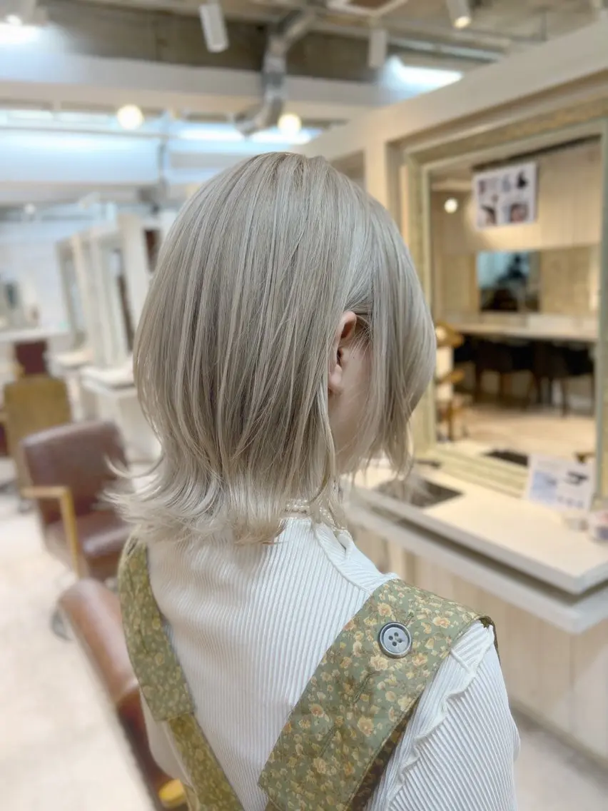 ショート カラー 渋谷　縮毛矯正 髪質改善　今泉ひろきのヘアスタイル