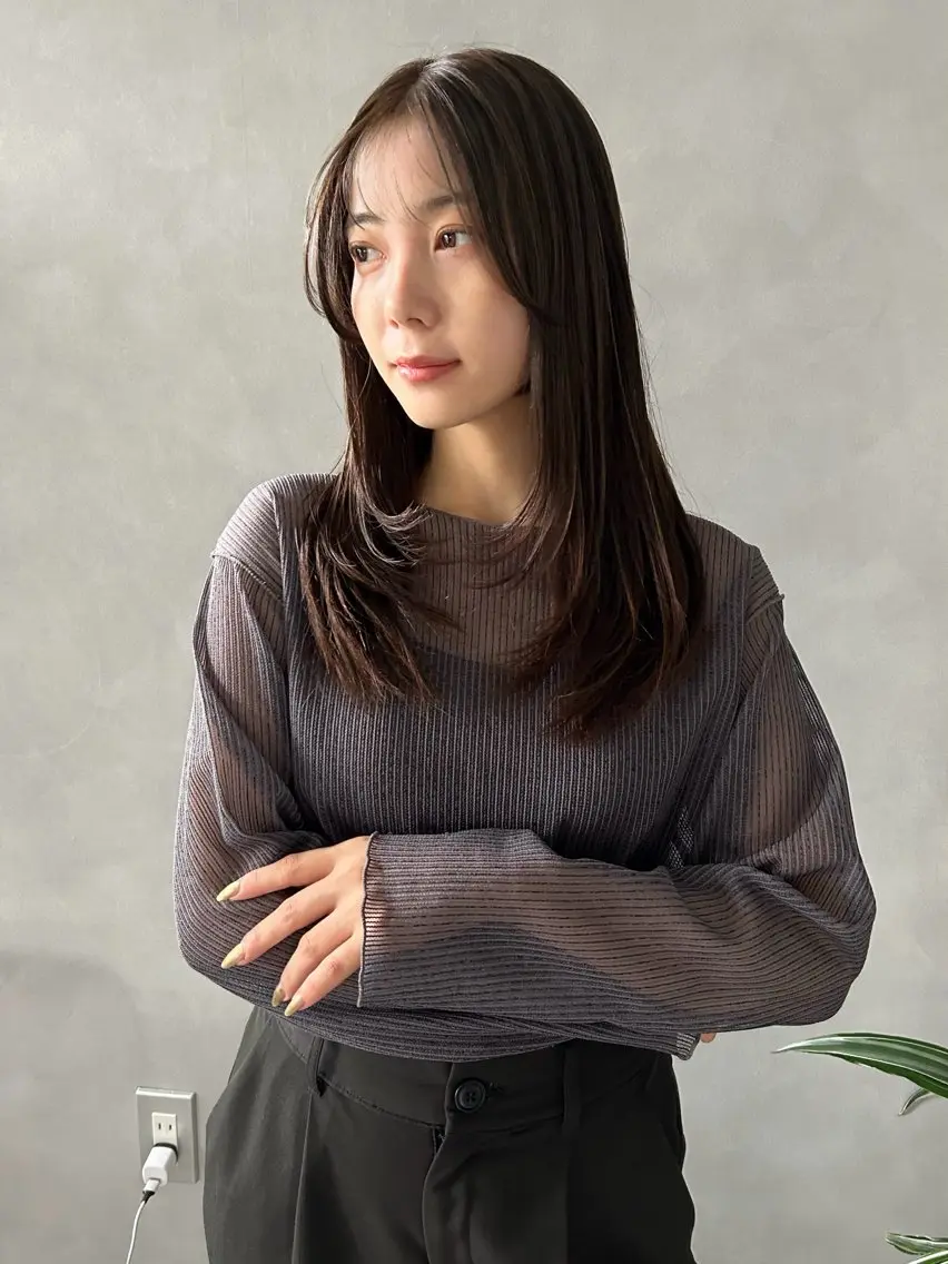 【艶感No.1】カット+カラー+2stepトリートメントの写真