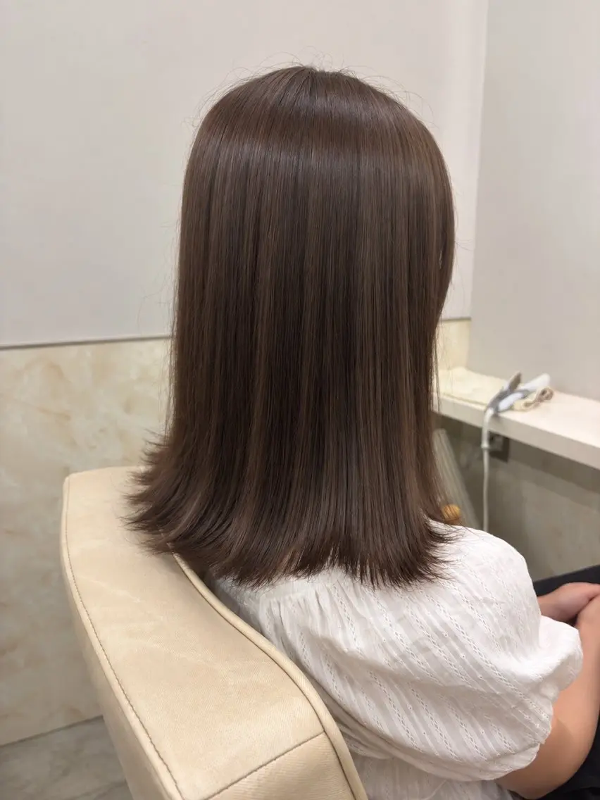 ミディアム カラー ブラウンカラー 透明感カラー sand / sumireのヘアスタイル