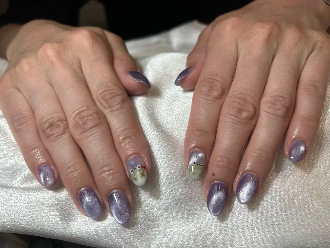 ショート ハンドネイル 大城 みきのネイルデザイン