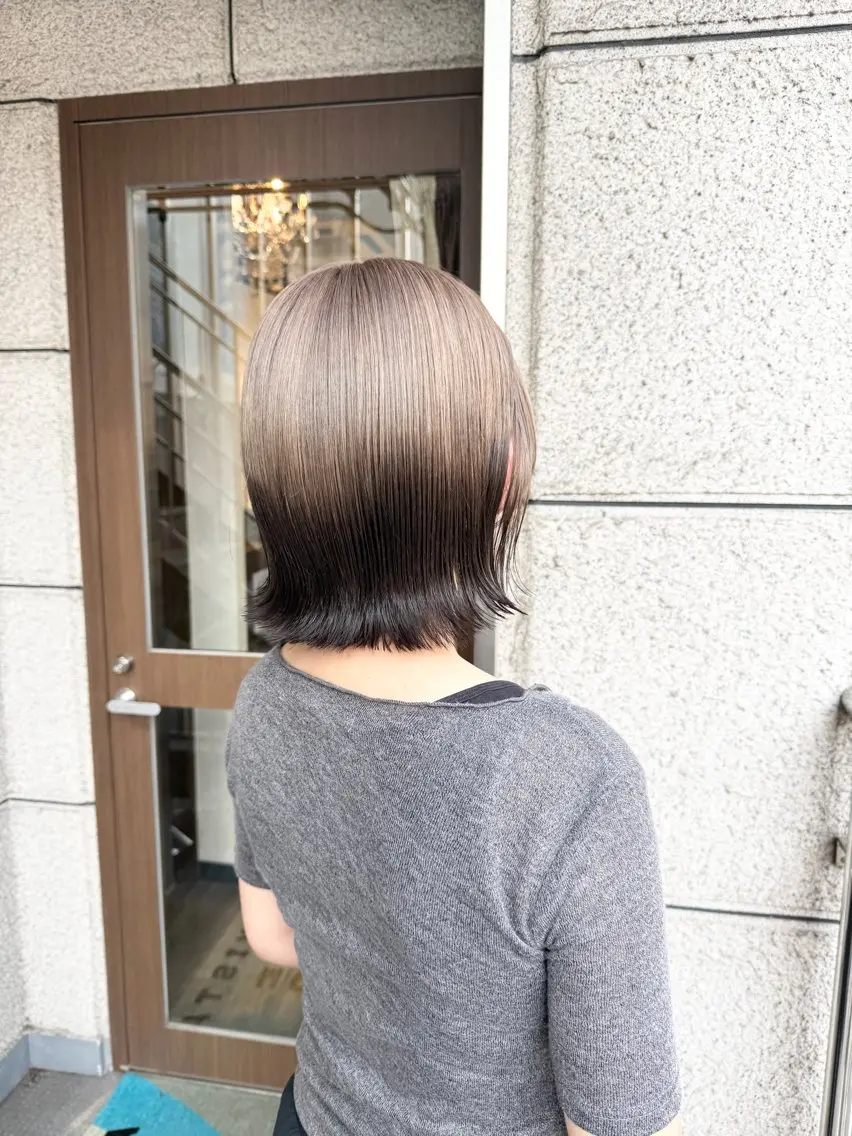 カラー 黒髪 デザインカラー ハイトーンカラー カット ヘアカラー ハイトーン✨髪質改善 ✨スパ得意✨ミヤタのヘアスタイル