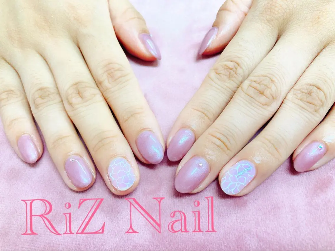 ネイル レース ハンドネイル RiZ nail salonのネイルデザイン