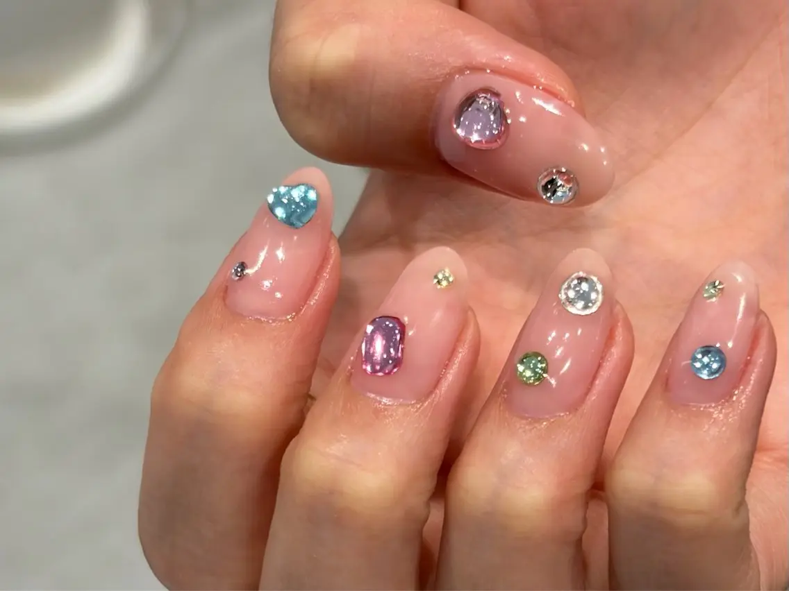 ネイル ハンドネイル 【うるちゅるnail 】🩰maiのネイルデザイン