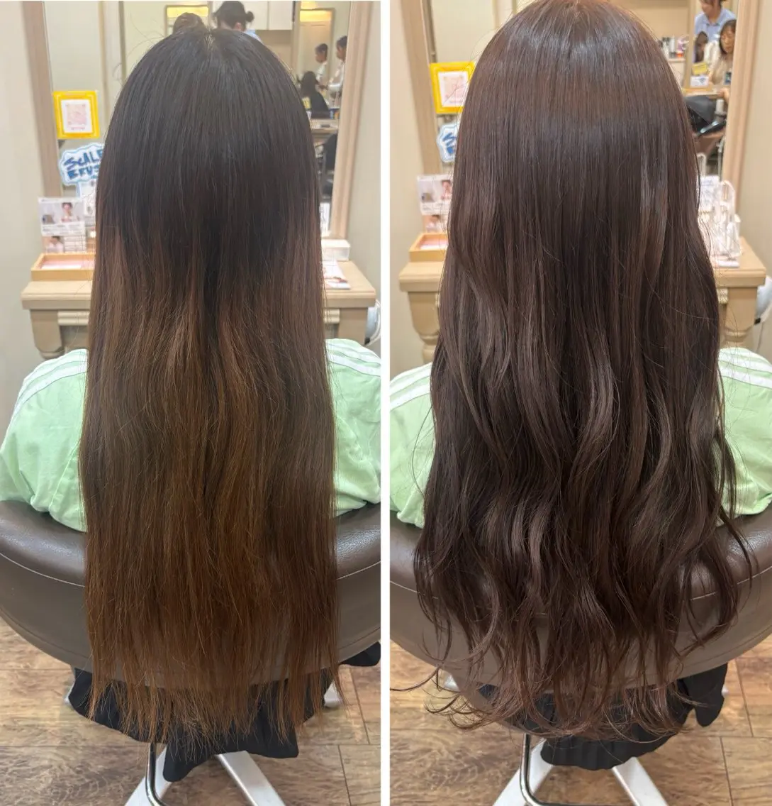 ロング あ あのヘアスタイル