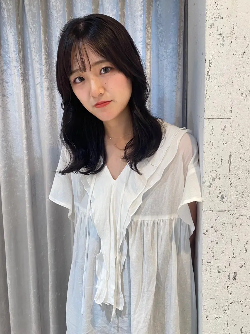 ロング カラー カット ヘアカラー トリートメント mai / linoah˚✧のヘアスタイル