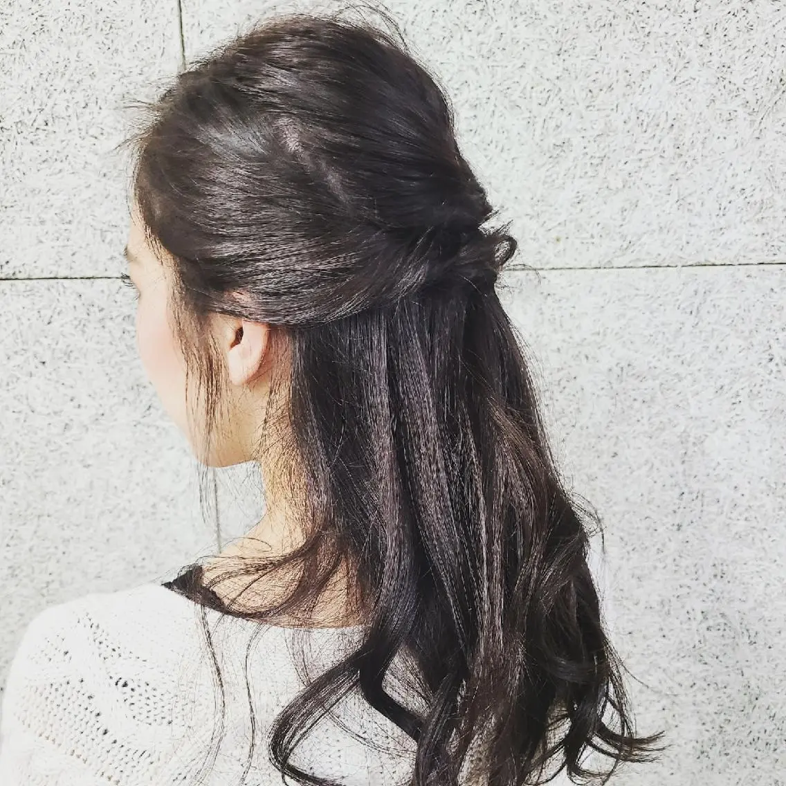 ヘアアレンジ ロング ハーフアップ ヘアセット terra✂️川嶋 大輔のヘアスタイル