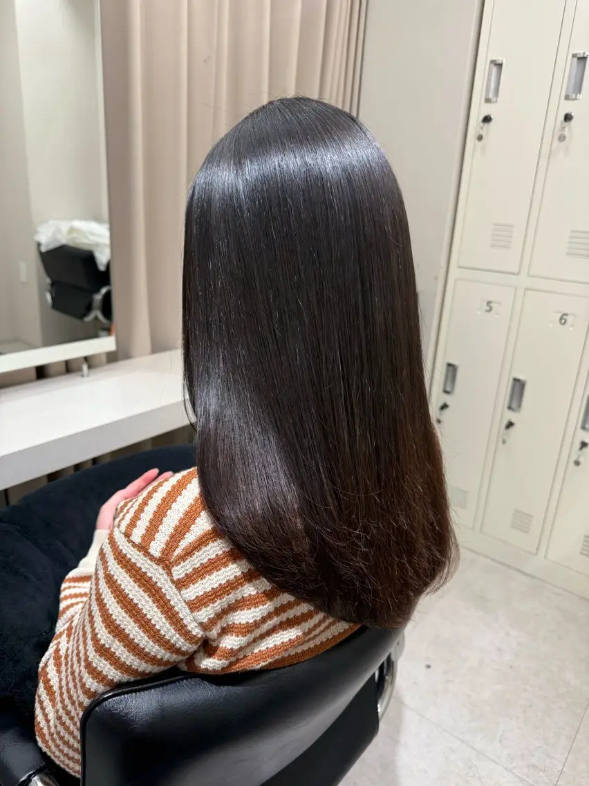 カラー カット ヘアカラー トリートメント haru 髪質改善サロンのヘアスタイル