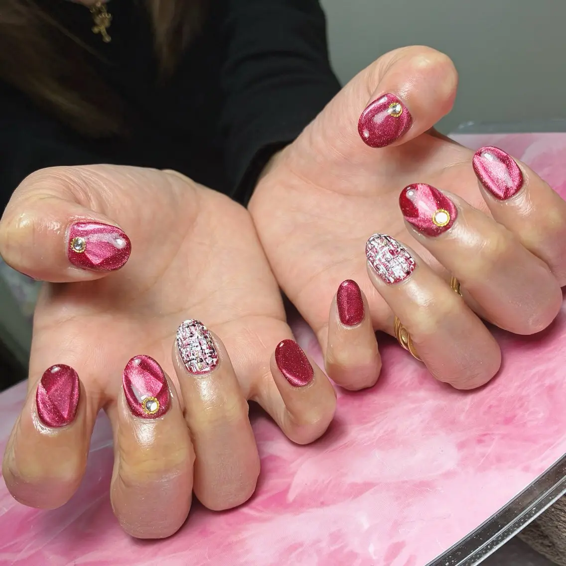 ミディアム ハンドネイル hs nail salonのネイルデザイン