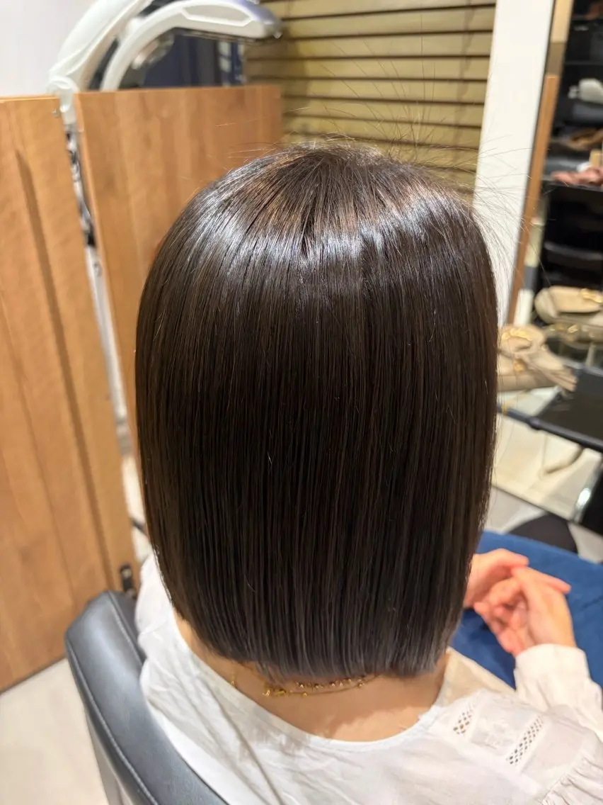 カラー ヘアカラー トリートメント 笹井 茉梨のヘアスタイル