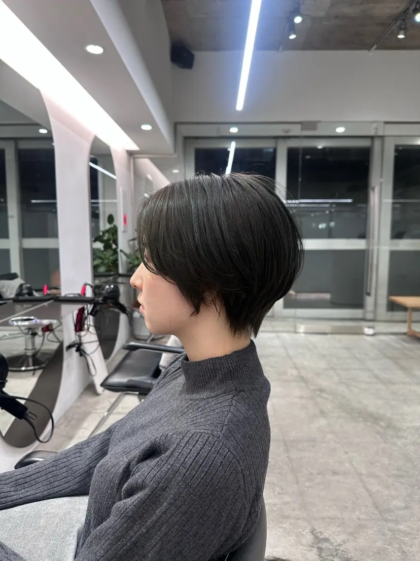 ショート ショートヘア カット ヘアカラー トリートメント あいこ/ハンサムショ ート無料/蔵前🌷のヘアスタイル