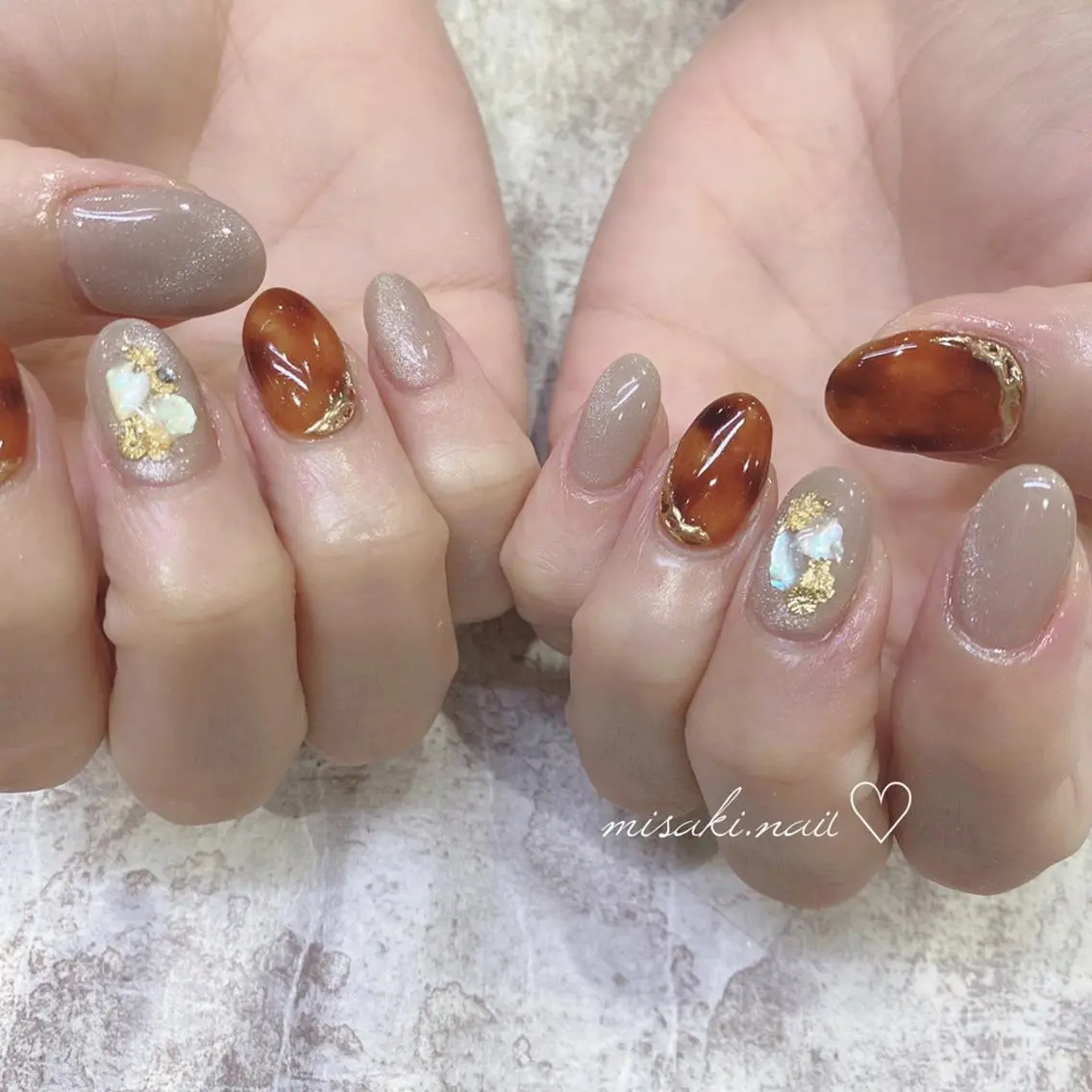 ネイル 韓国ネイル ワンホンネイル ハンドネイル nailsalon miinailsのネイルデザイン
