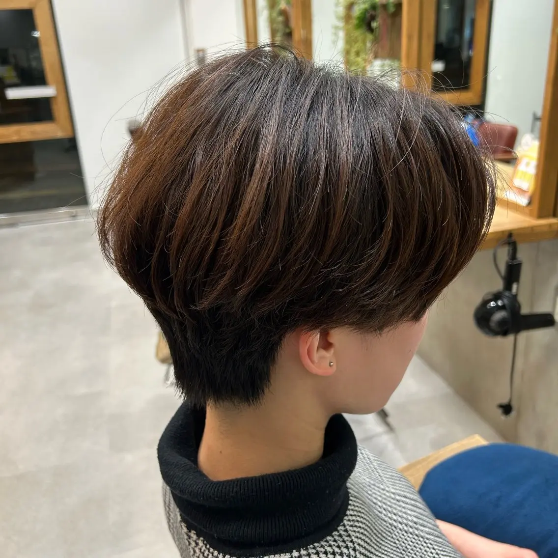ショート メンズ ハンサムショート ショートヘア カット ヘッドスパ 若狭 彩花のヘアスタイル