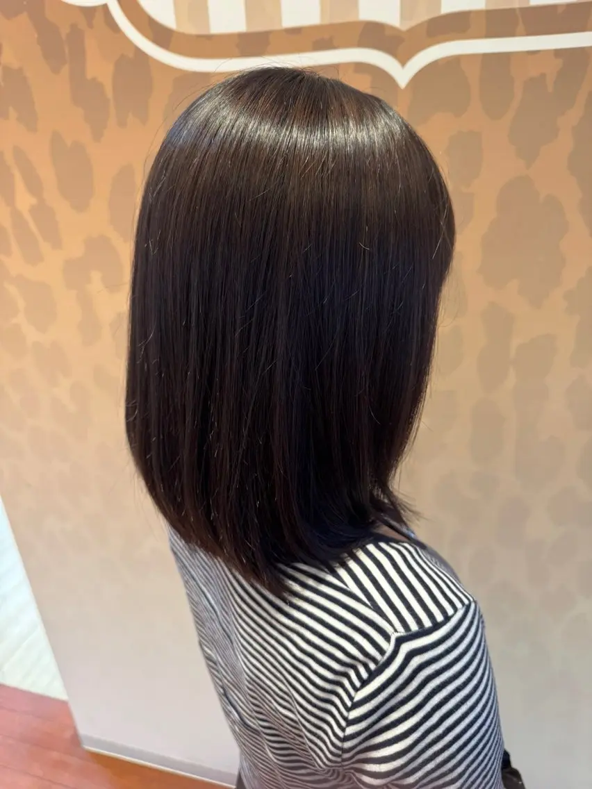 ミディアム カラー ヘアカラー トリートメント ディルガ ワッセのヘアスタイル