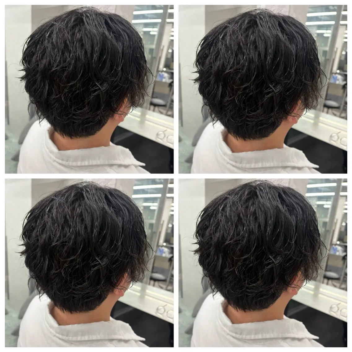 メンズカット➕カラー🩵の写真