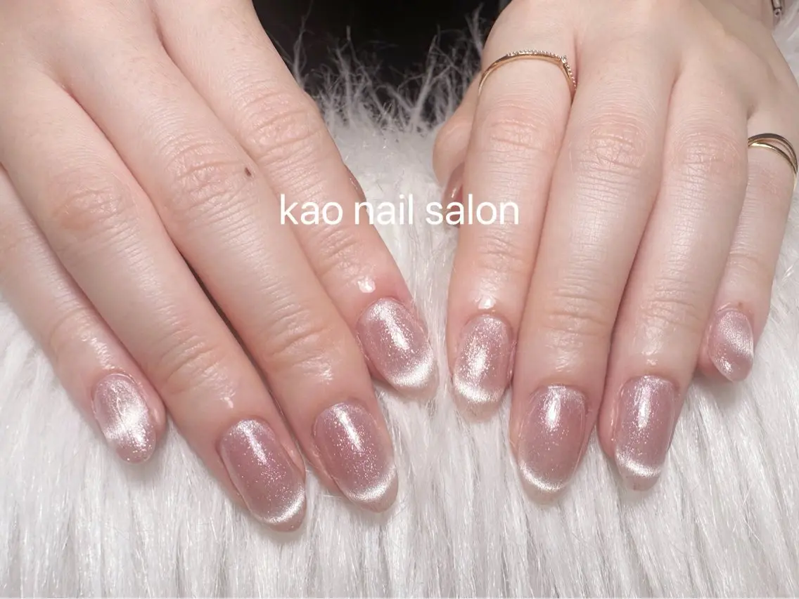 ネイル ハンドネイル kao nail マグネット/長さだしのネイルデザイン