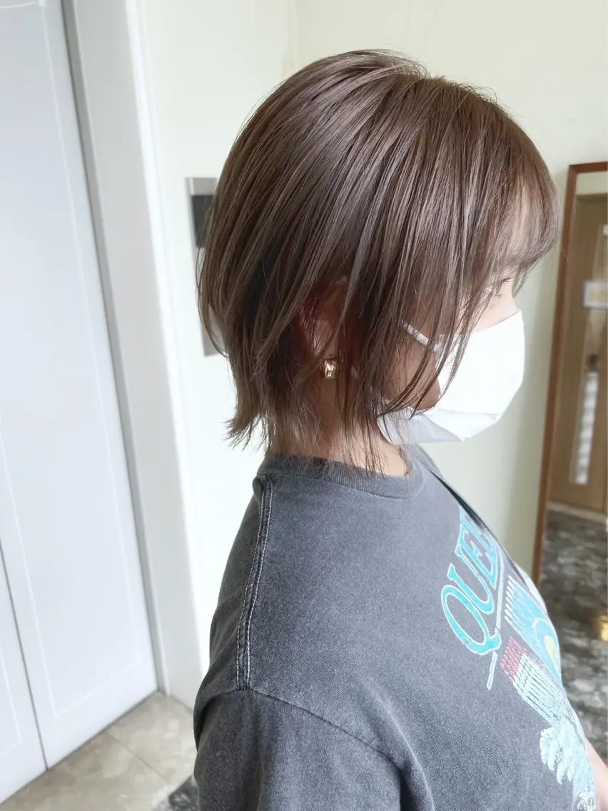 🧡人気No2☺︎‬☺︎🧡カット✂️PLEXケアブリーチ+外国人風イルミナカラー+3ステップトリートメントの写真