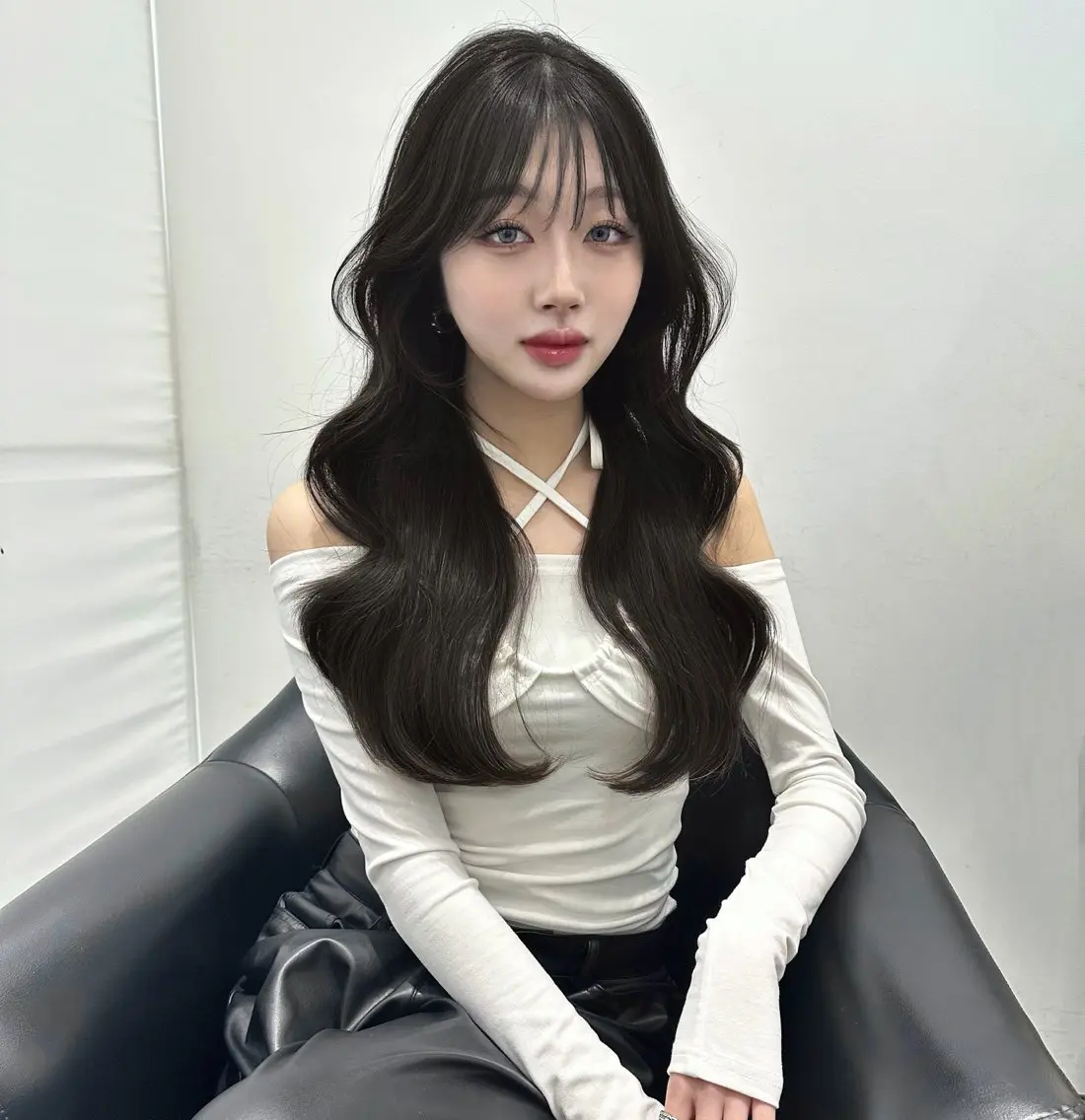 ロング カラー 透明感カラー 韓国風ヘア レイヤーカット ワンホン🎀韓国ヘア 💞渋谷/GAKUのヘアスタイル