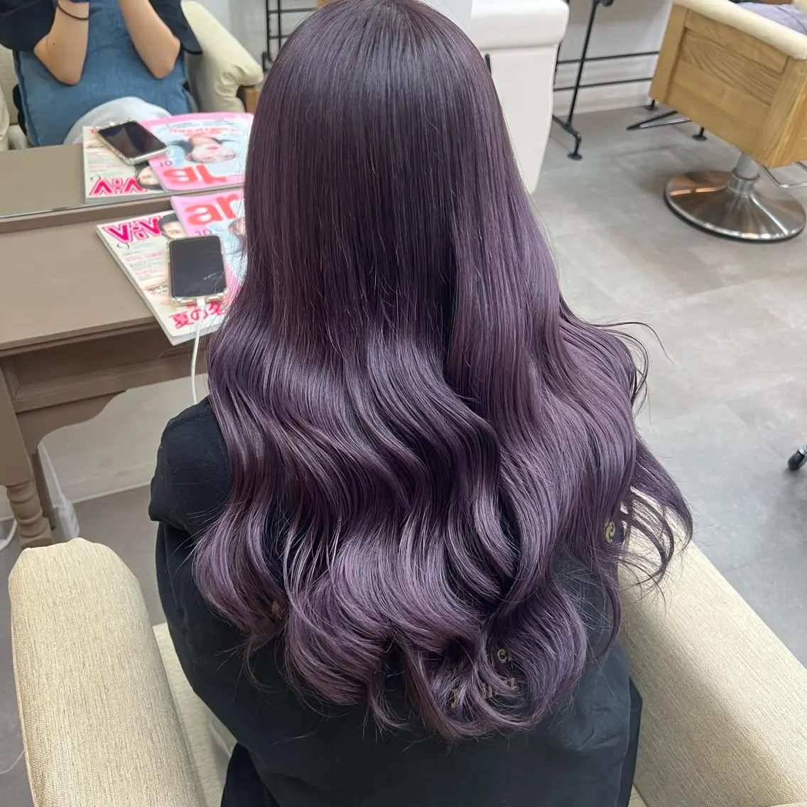 ロング たかはし るなのヘアスタイル