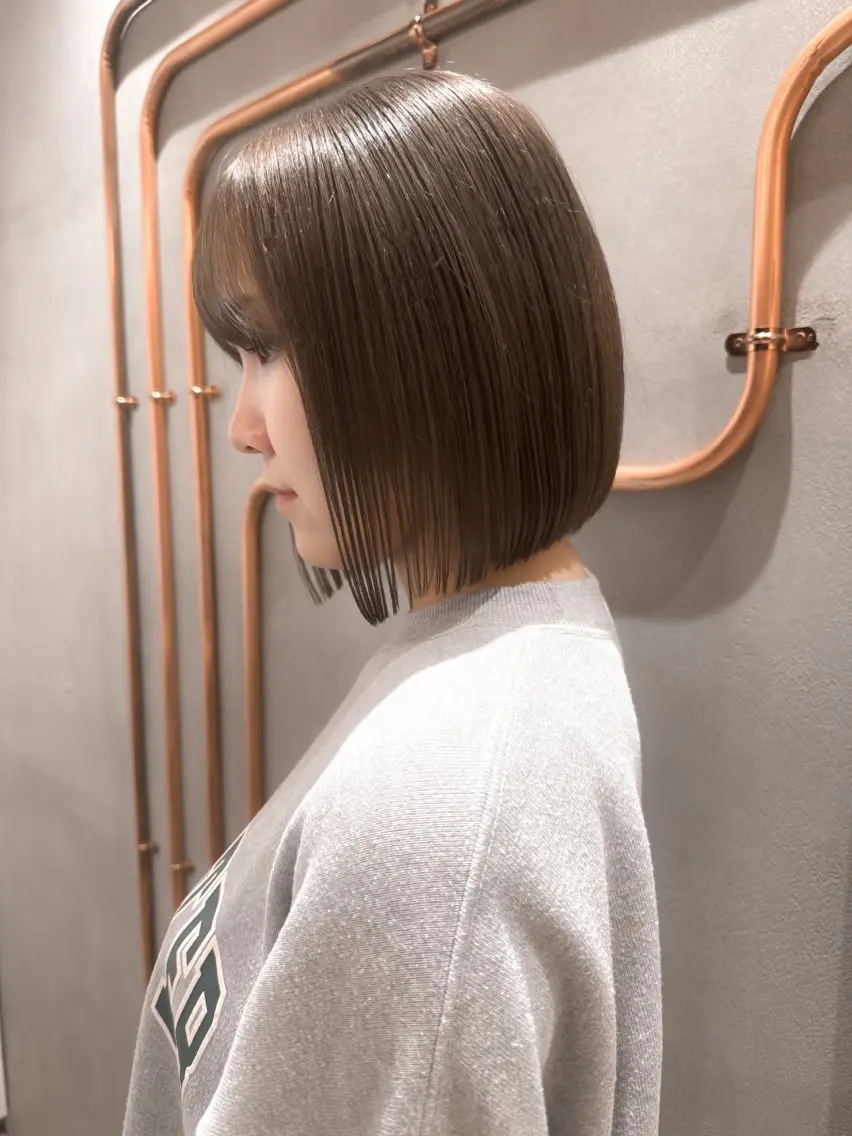 ショート カット ヘアカラー トリートメント 🌹ボブ/髪質改善 韓国ヘア🌹澤口龍成のヘアスタイル