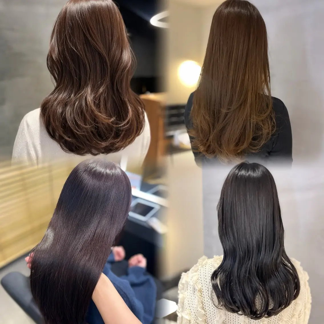 ロング カット ヘアカラー トリートメント 顔周りレイヤー 髪質改善 / AYUのヘアスタイル