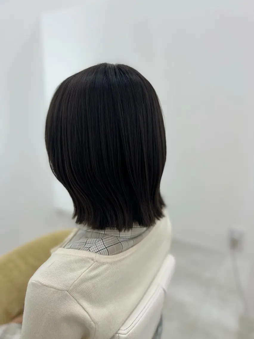 ショート カラー カット ヘアカラー トリートメント ✄﻿aini天王寺 ✄﻿ゆ乃のヘアスタイル