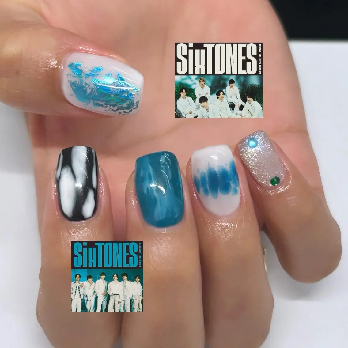 ネイル ハンドネイル one nail 【推し/概念ネイル】のネイルデザイン