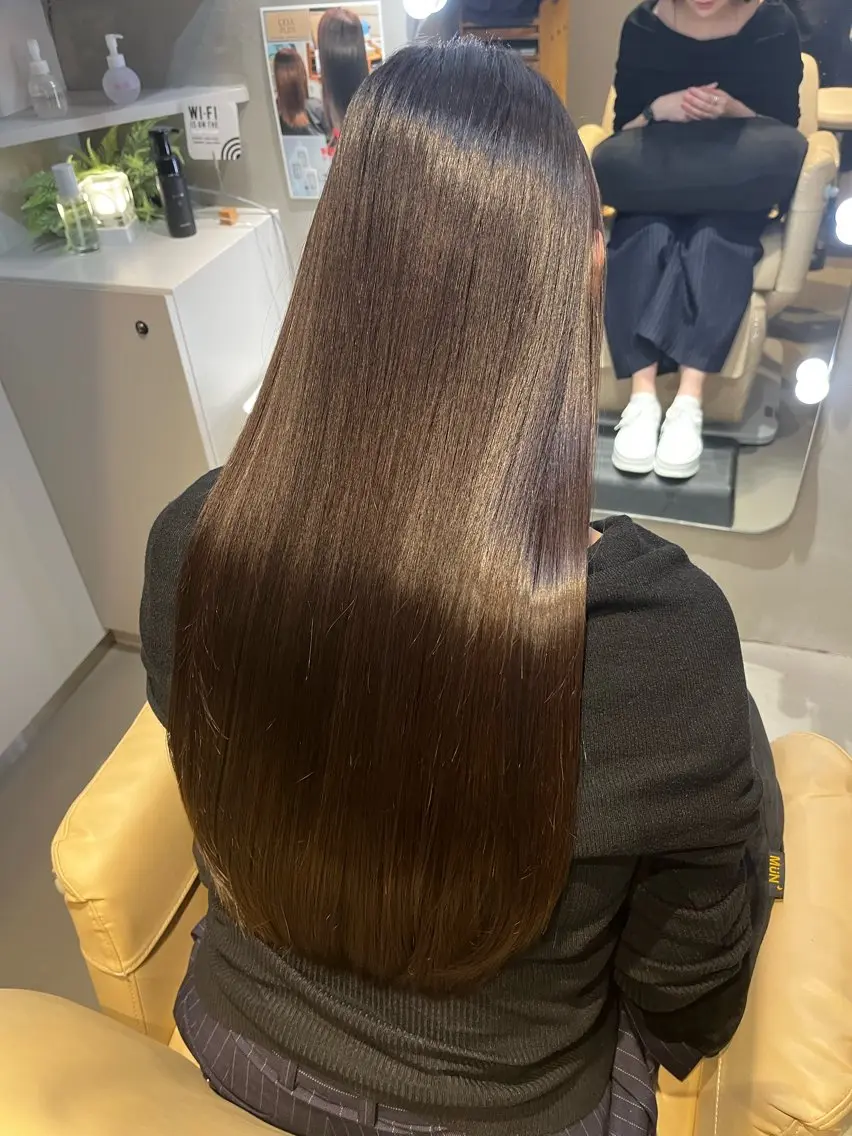 【髪質改善】骨格矯正カット+ノア式マジカル縮毛矯正+4ステップtr 【銀座】の写真