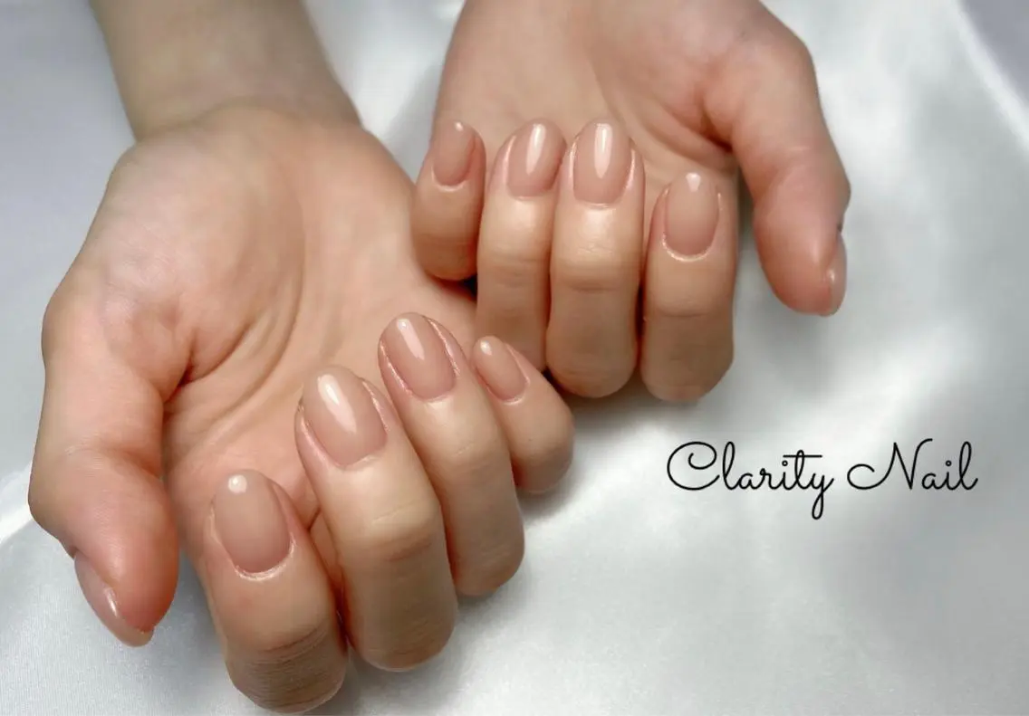 ネイル ワンカラーネイル ハンドネイル Clarity Nailのネイルデザイン