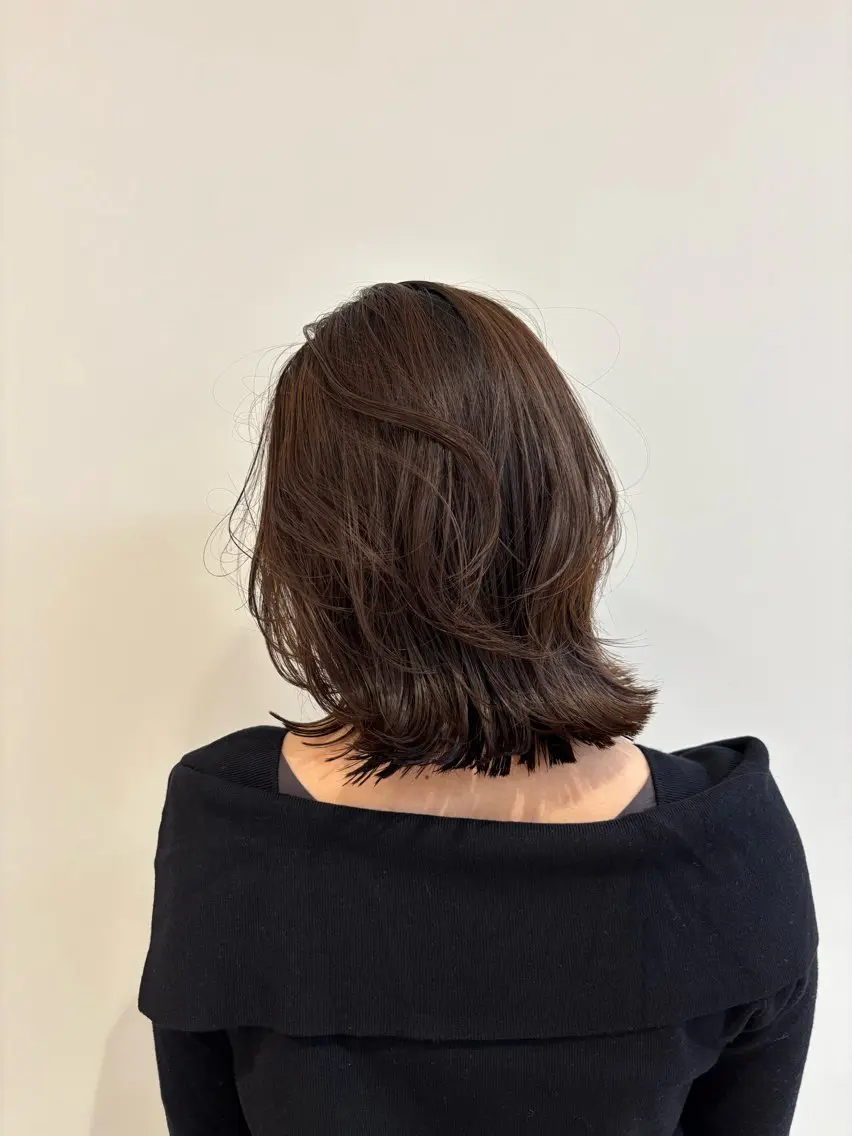 ミディアム 無料パーマモデル募集 /立川/ユウリのヘアスタイル