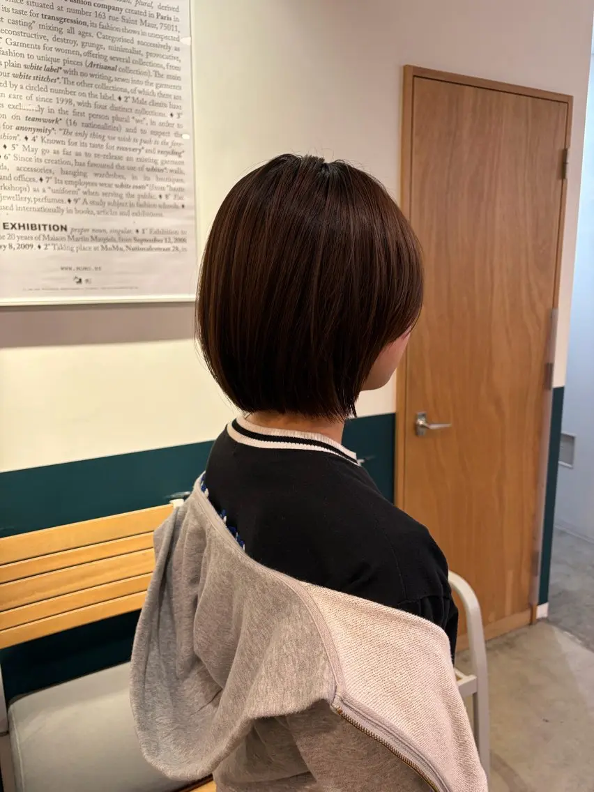 ショート 丸みショート ショートヘア hair brace 智之のヘアスタイル