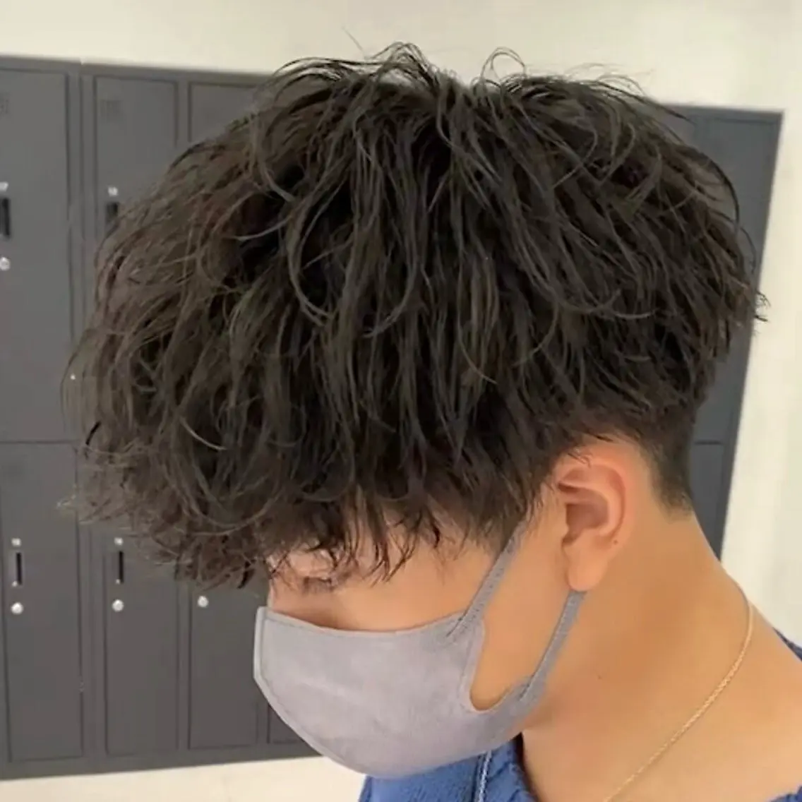 ショート パーマ メンズ マッシュ メンズパーマ ツイストスパイラルパーマ 刈り上げ スパイラルパーマ カット パーマ ヘアセット 柏メンズ特化 THE3rdHAIRのヘアスタイル