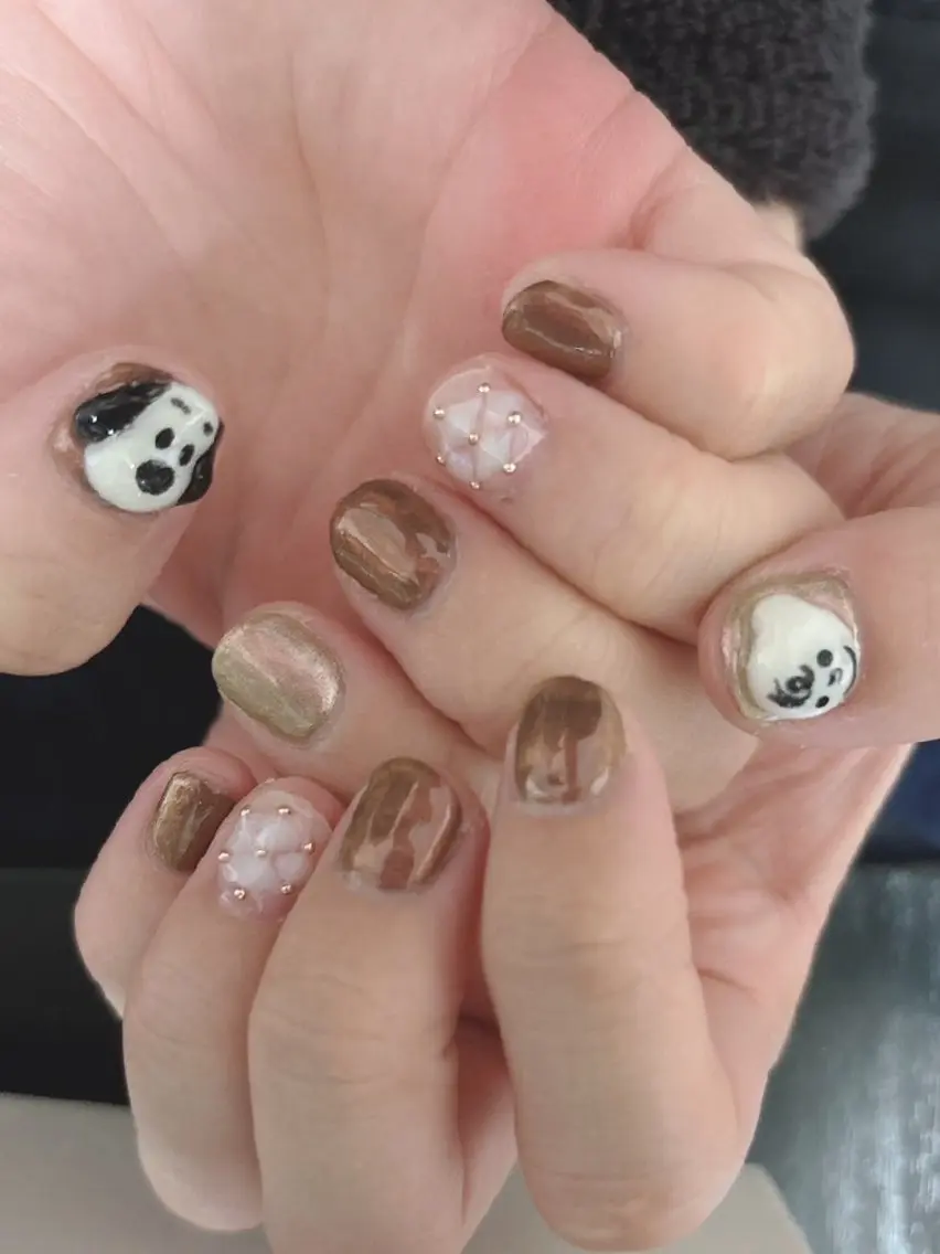 ネイル 蘭磨 ネイル♣️のネイルデザイン