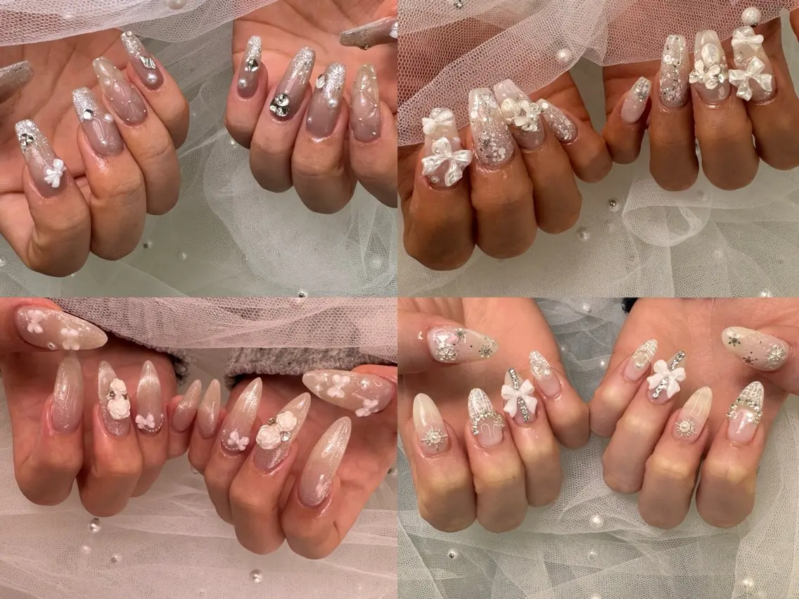 お持ち込みもOK🙆♀️オフ込トレンドアートデザイン💎✨の写真
