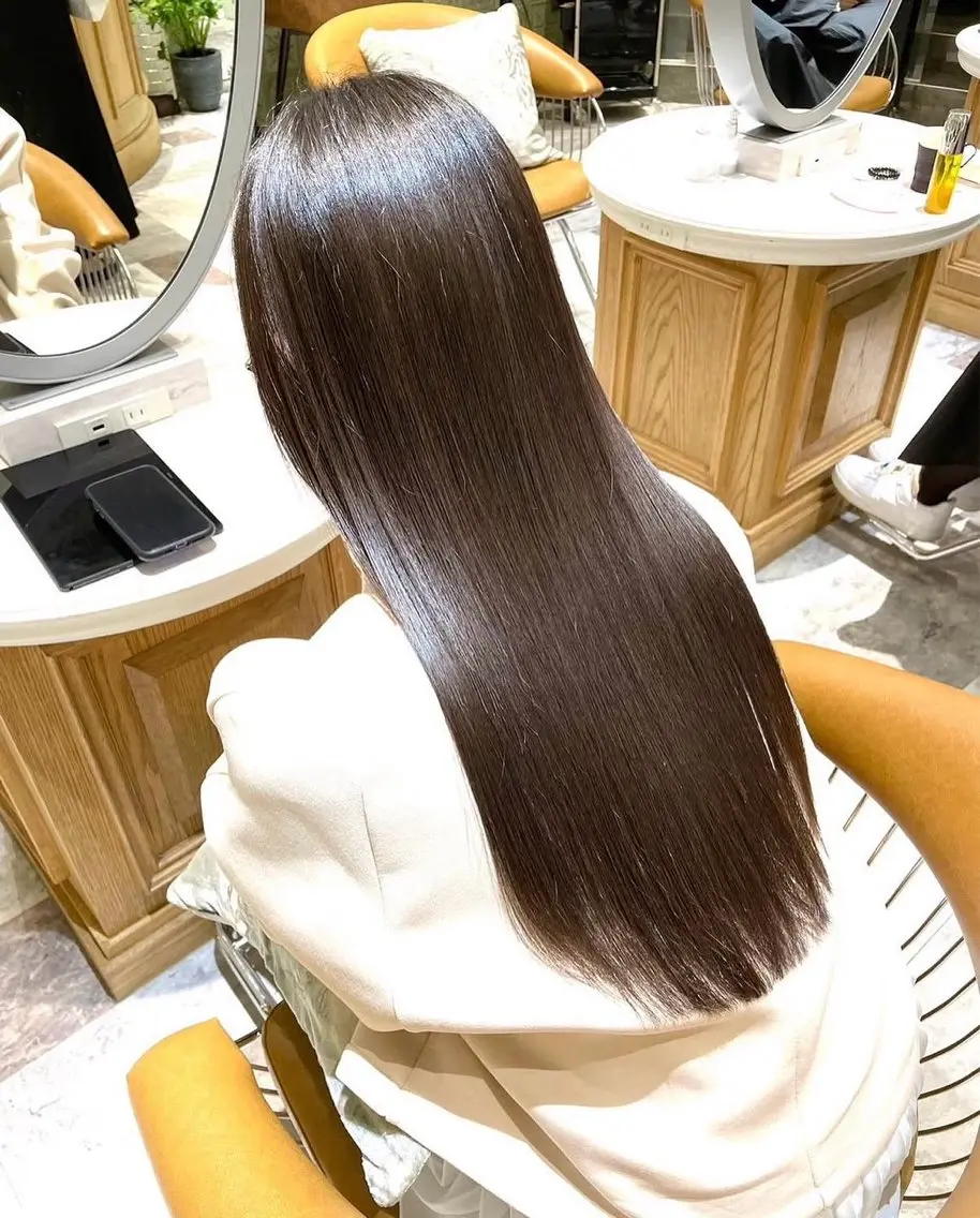 🫧縮毛矯正🫧カット＋カラー＋美髪縮毛矯正＋トリートメント🦋の写真