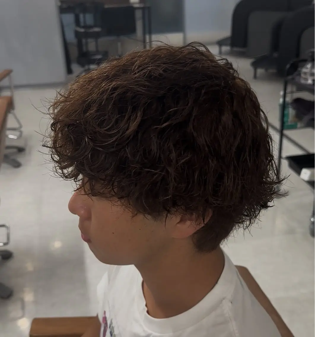 ショート パーマ 🔥フェザーパーマ 特化🔥勇斗のヘアスタイル