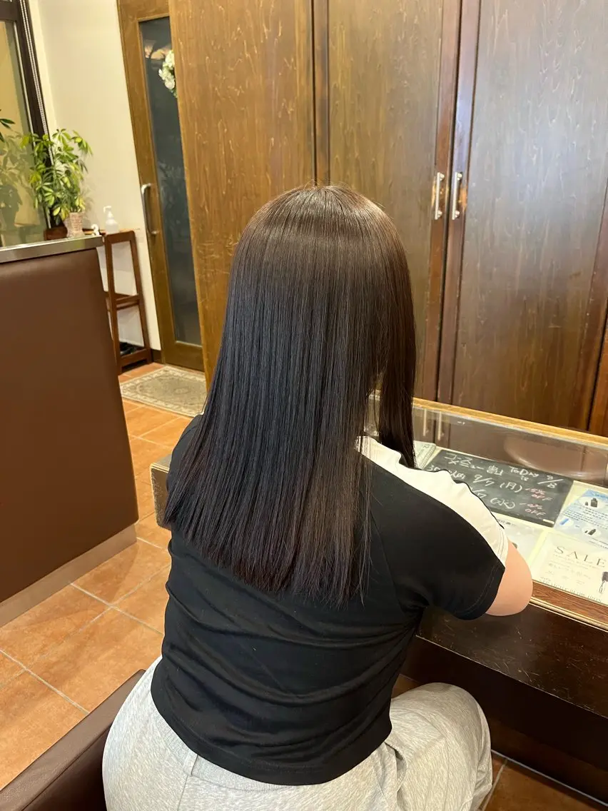 ロング カラー ブラウンカラー ヘアカラー VAN COUNCIL清須店のヘアスタイル
