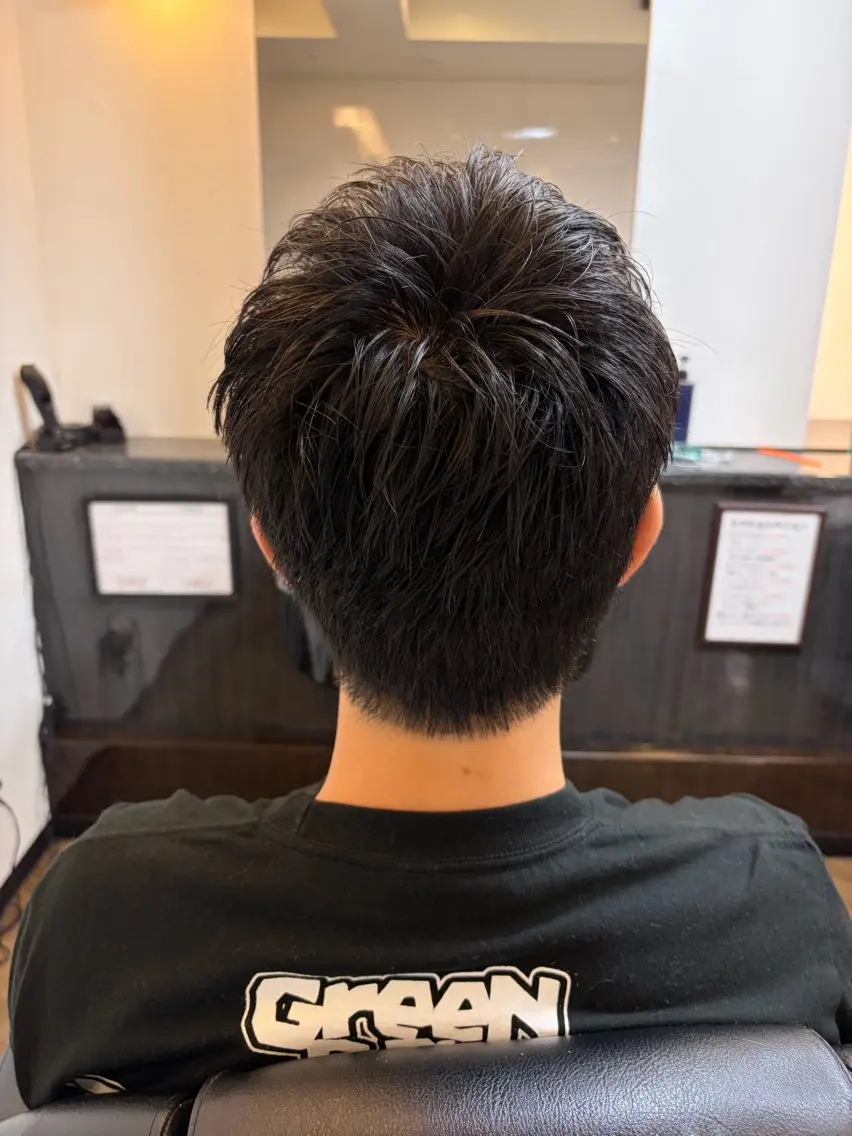 ショート メンズ ショートヘア カット 中村 立のヘアスタイル