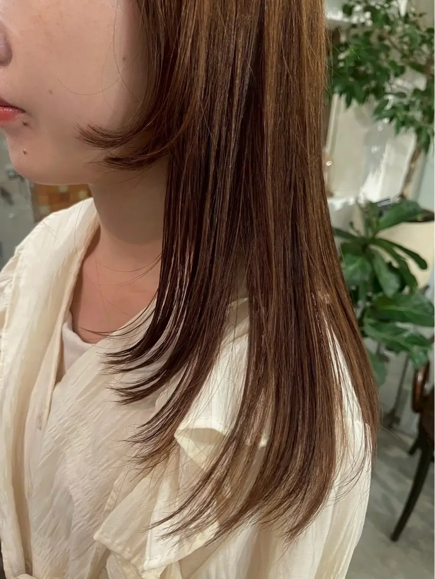 ロング 高原 優のヘアスタイル