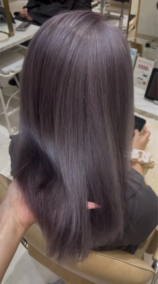 セミロング カット ヘアカラー トリートメント nao🎀zina 透明感/艶髪のヘアスタイル