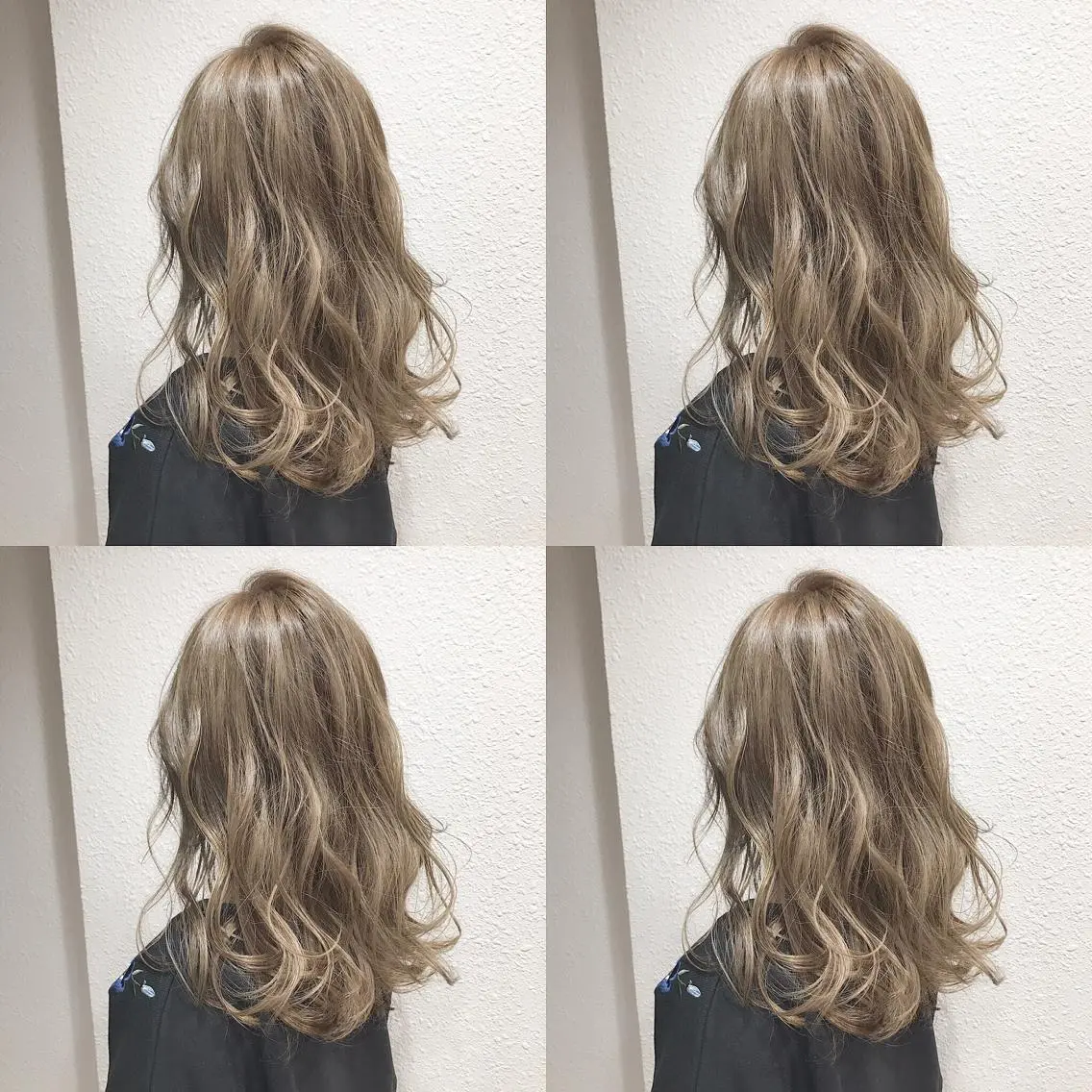 セミロング カラー グレージュ ハイライトカラー ハイライト HIRO. ★のヘアスタイル